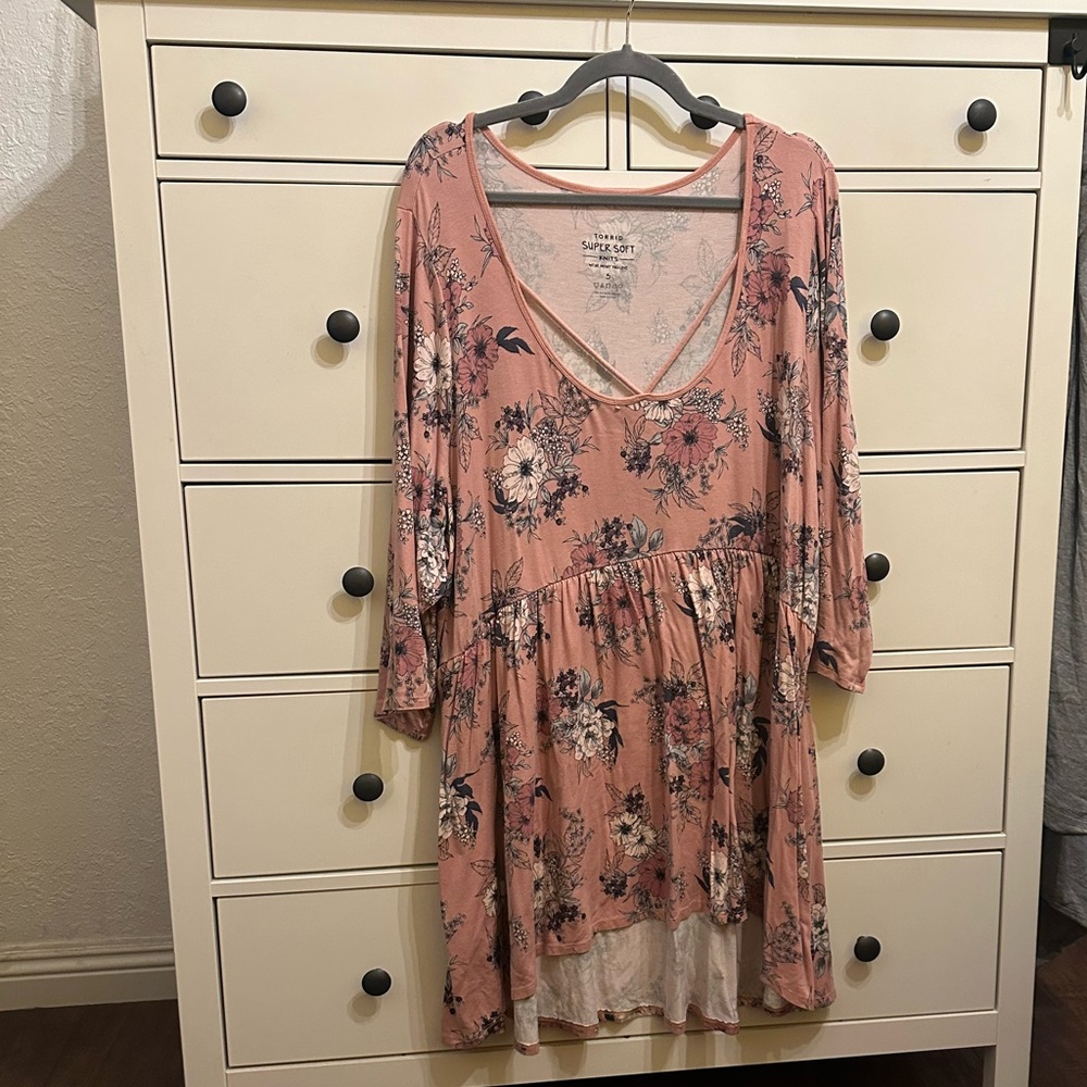 Torrid Super Soft Floral top